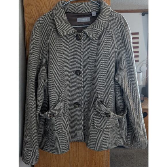 🎃 Women's 2X Liz Claiborne Coat - Picture 1 of 4